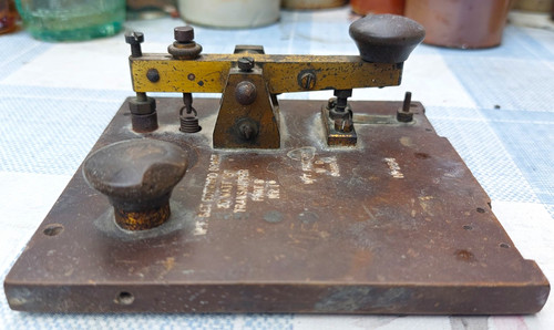 Wwi morse code face plate - morse,