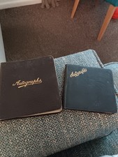 Two Vintage Autograph Books