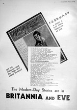 Old 1930 Britannia Eve Journal