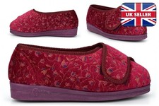 Womens Wide Fit Slippers Extra
