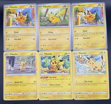 Pikachu Pokemon Cards Bundle
