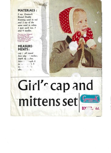 Vintage knitting pattern 146 - vintage,
