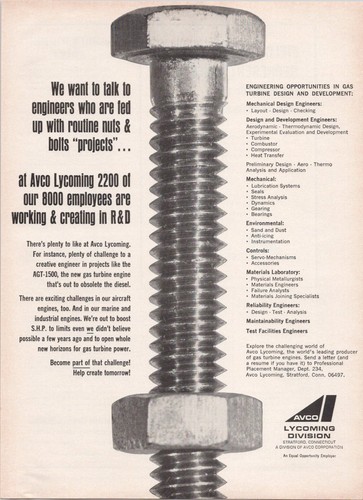 Avco lycoming vintage print - vintage, ad