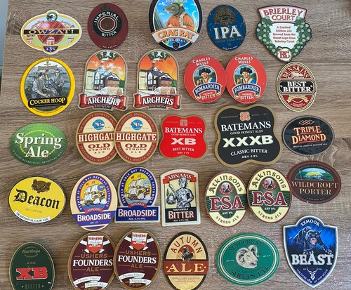 Vintage beer ale pump clips - beer,