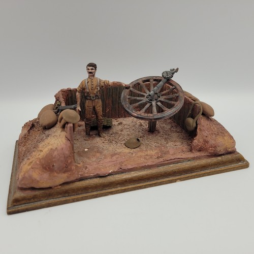Ww1 trench anti aircraft scene - trench,