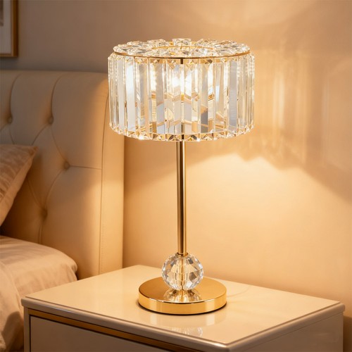 Bedroom bedside gold crystal - bedroom,