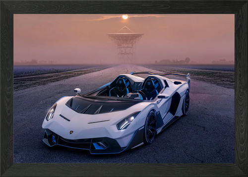 Lamborghini aventador framed - lamborghini,