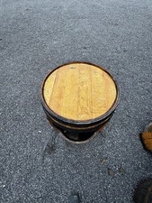 WHOLE BARREL PLANTER OLD RECLAIMED USED RUSTIC WHISKEY SCOTCH WHISKY OAK WOODEN
