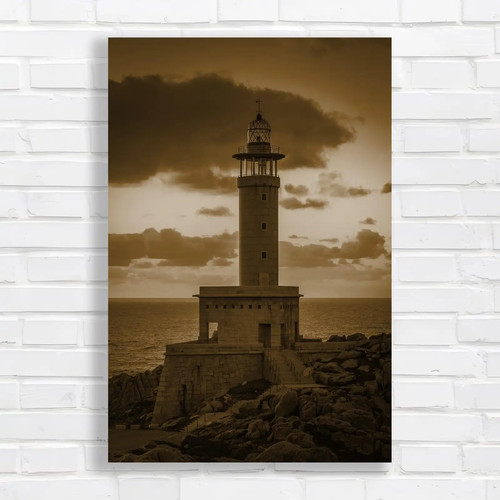 Vibrant sunset lighthouse - sunset,