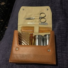 Men's Vintage Grooming Kit Travel Case Included