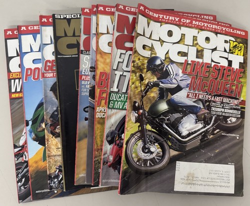 Motorcyclist magazine 2012 lot - 2012,