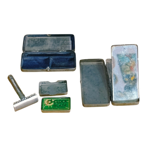 Vintage old brass gillette - vintage,