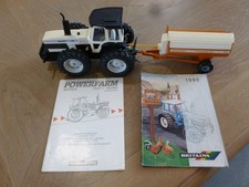BRITAINS 9324 1:32 SCALE COUNTY 1884 TRACTOR POWER FARM WHITE+ROTA SPREADER