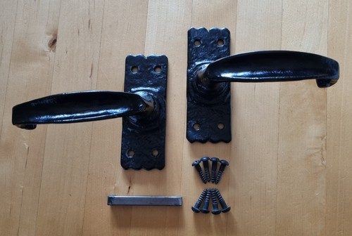 Black antique cast iron - , lever