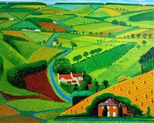David Hockney Road Across The