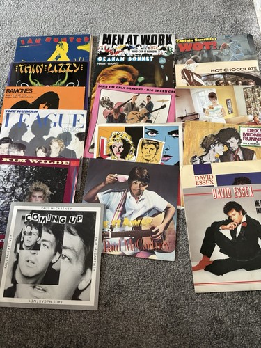Mixed 1980 inch singles - mixed,