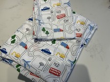 Car, Bus, Transport Design Top Sheet & Pillow Case