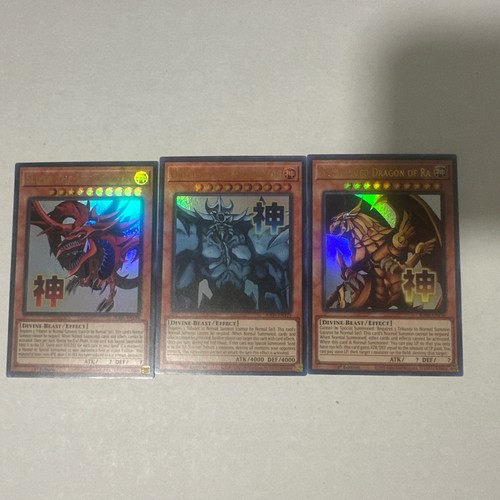 Yugioh egyptian god set - yugioh,