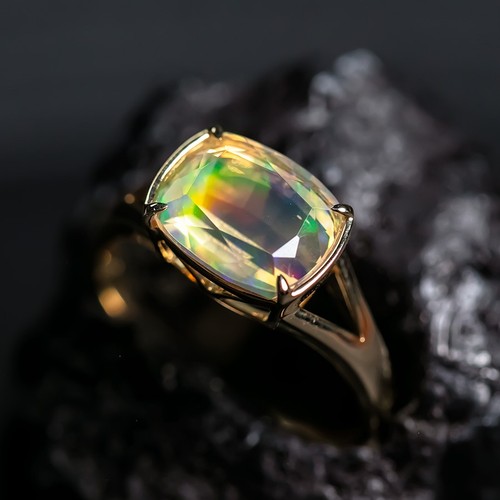 21ct rainbow faceted mexican - 2.21ct,