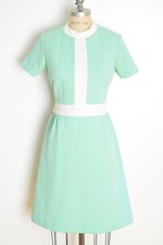 vintage 60s dress seafoam