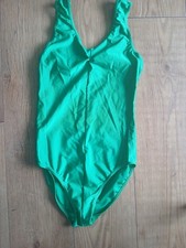 Green Leotard Lycra Size 12-14