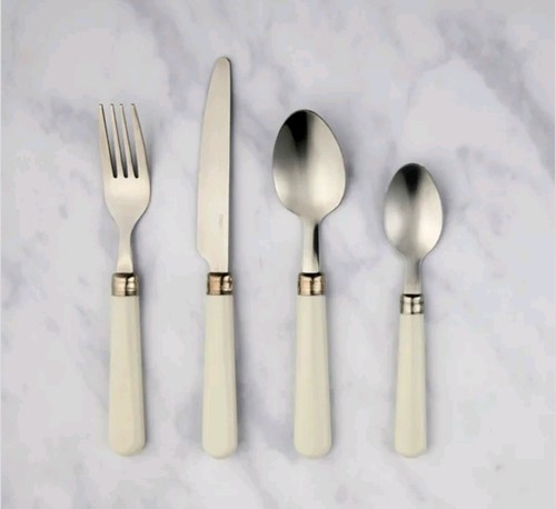 16pc cutlery set cream shade - set,