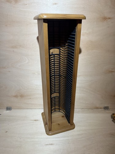 Pine wood storage tower - pine, cd