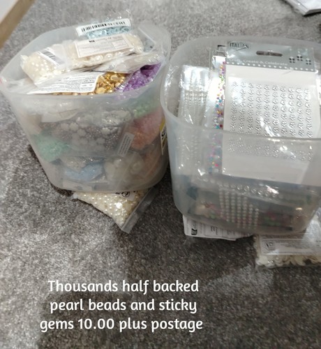 Thousands plastic half pearl - thousands,