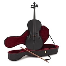 Student Full Size Cello with Case by Gear4music Black