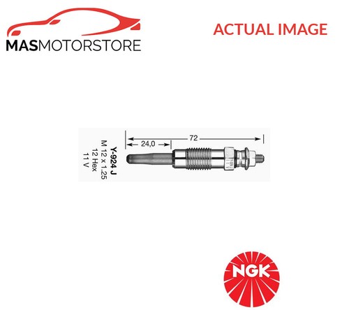 Engine glow plug ngk 7906 - engine,