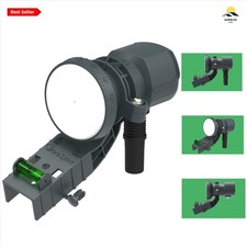 Satellite Dish LNB Single KU Band Receiver with Spirit Level Bracket