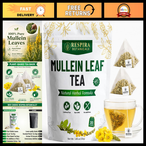 Mullein leaf tea bags - tea, for