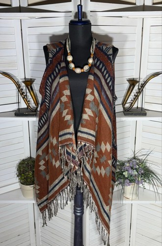 Hippie boho poncho - , vest