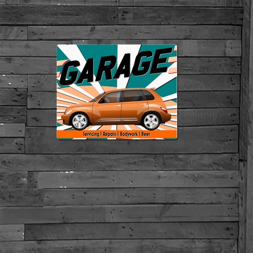 Personalised man cave metal - man,