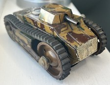 TippCo Tinplate Clockwork Klettertank (Climbing Tank) Vintage 1930s Working