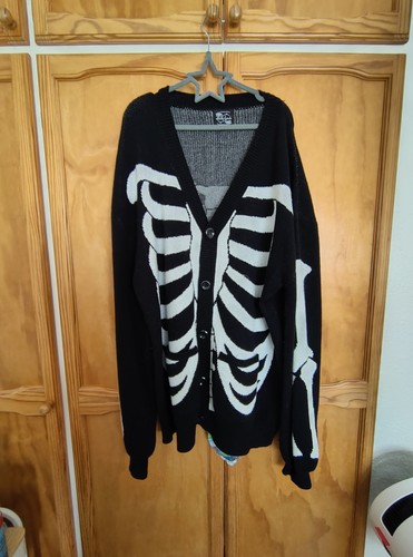Steady hands skeleton cardigan - steady,