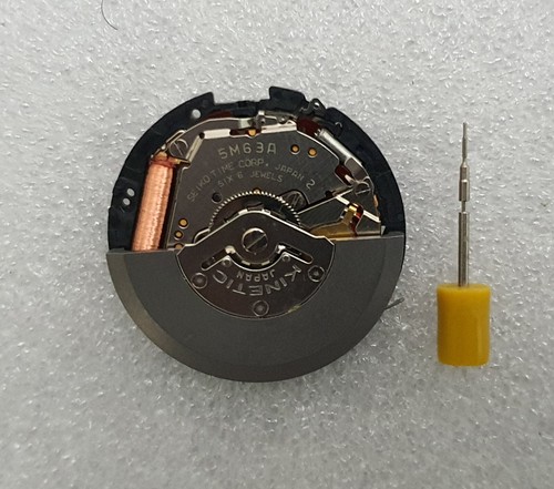 Seiko 5m63 kinetic movement - seiko, a