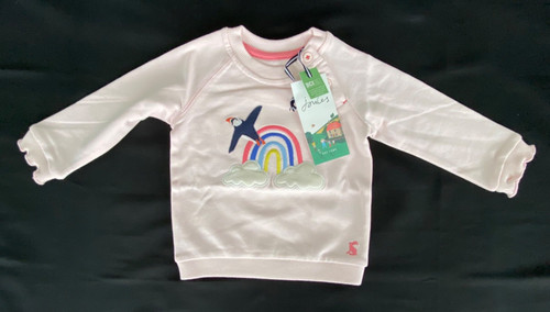 Joules pink sweatshirt - joules, infant