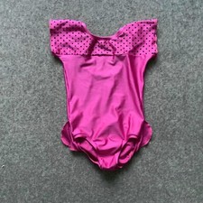 Harlequin Vintage Girls Frilled Leotard Fit Age 7/8