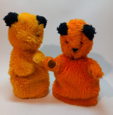 2 X Vintage Sooty Hand Puppet