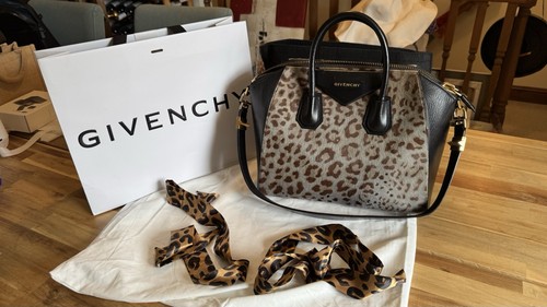 Givenchy antigona med leopard - givenchy,