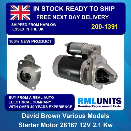 Starter motor for david - motor,