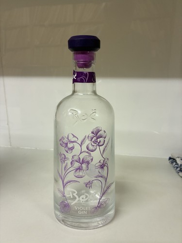 Empty boe violet gin - empty,