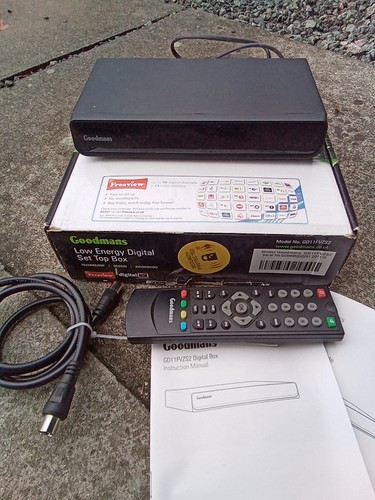 Goodmans digital freeview box - goodmans,