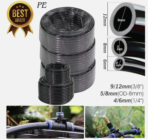 Black ldpe drip - black,