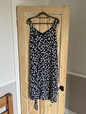 Joules Navy Floral Midi Summer