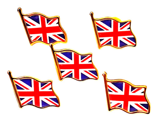 Union jack badges - x,
