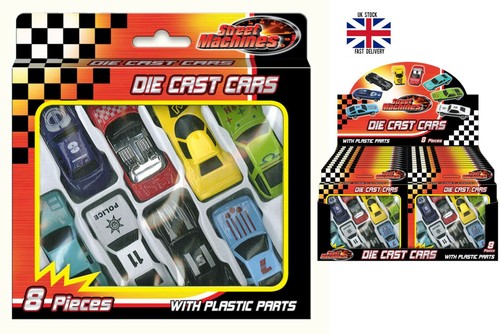 8pc street die - die, cars