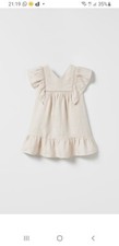 Bnwt Zara Girls Linen Dress