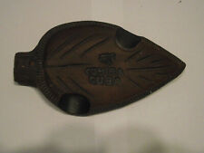 NEW Caribbean typical ceramic Cohiba leaf ashtray 20 cm length 11 cm height